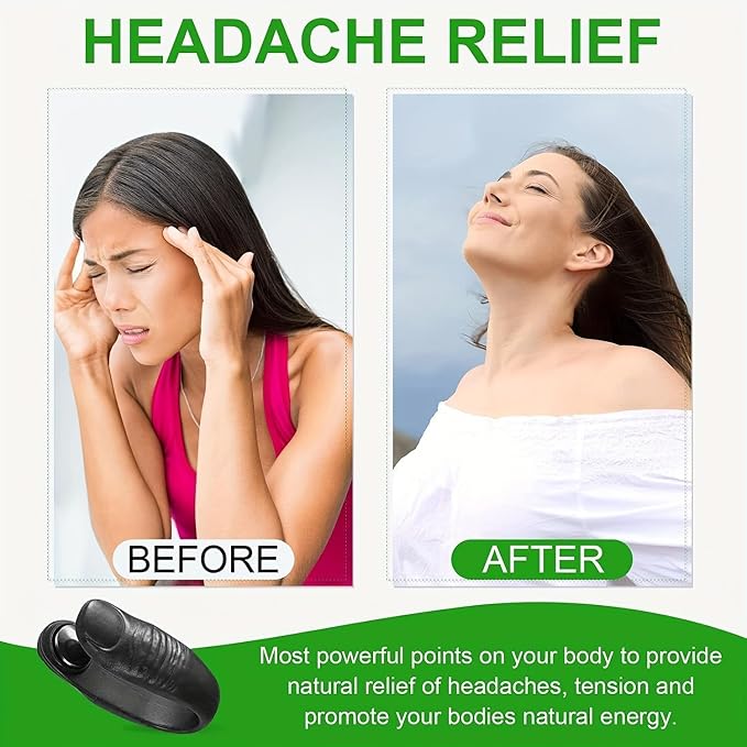 Sugar Control LI4 Acupressure Point Clip | Headache, Migraine &Tension Relief | Light Weight (1 pcs)
