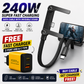 240W Fast Charging Cable with Invisible Stand + Free Fast Charger