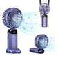 Mini LED Digital Display Rechargeable Fan – Portable Handheld Cooling Fan
