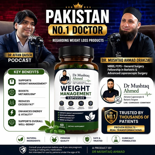 Weight Management Capsules – Herbal Formula for Metabolism & Wellness
