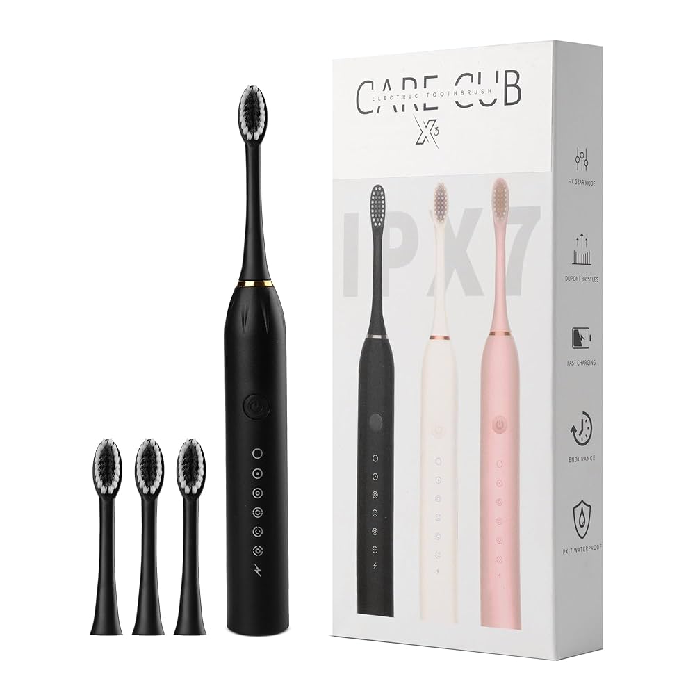 5/6 Modes Electric Toothbrushes for Adults Kids | Smart Timer Rechargeable Whitening Toothbrush
