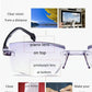 Anti-blue Progressive Far And Near Dual-Use Glasses