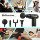 Deep Tissue Massage Gun — 6-Speed Portable Percussion Massager with LED Touch Screen